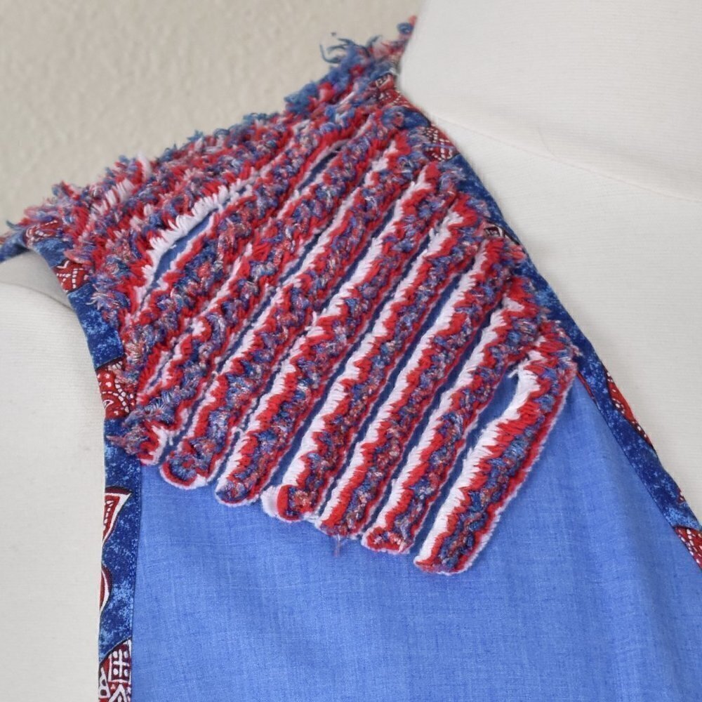 Vintage Country Western Square Dance Vest Skirt Outfit 14/16 - Picture 7 of 7